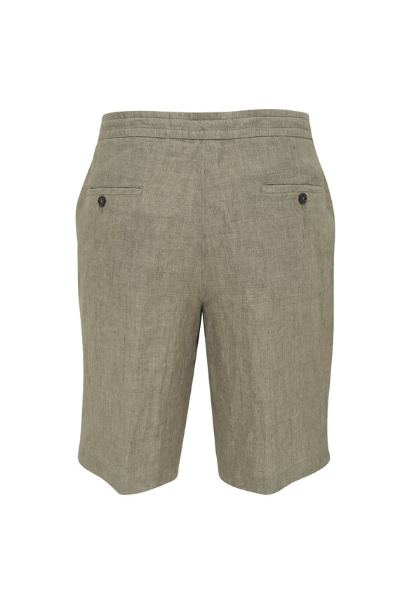 Zegna - Beige Linen Shorts 