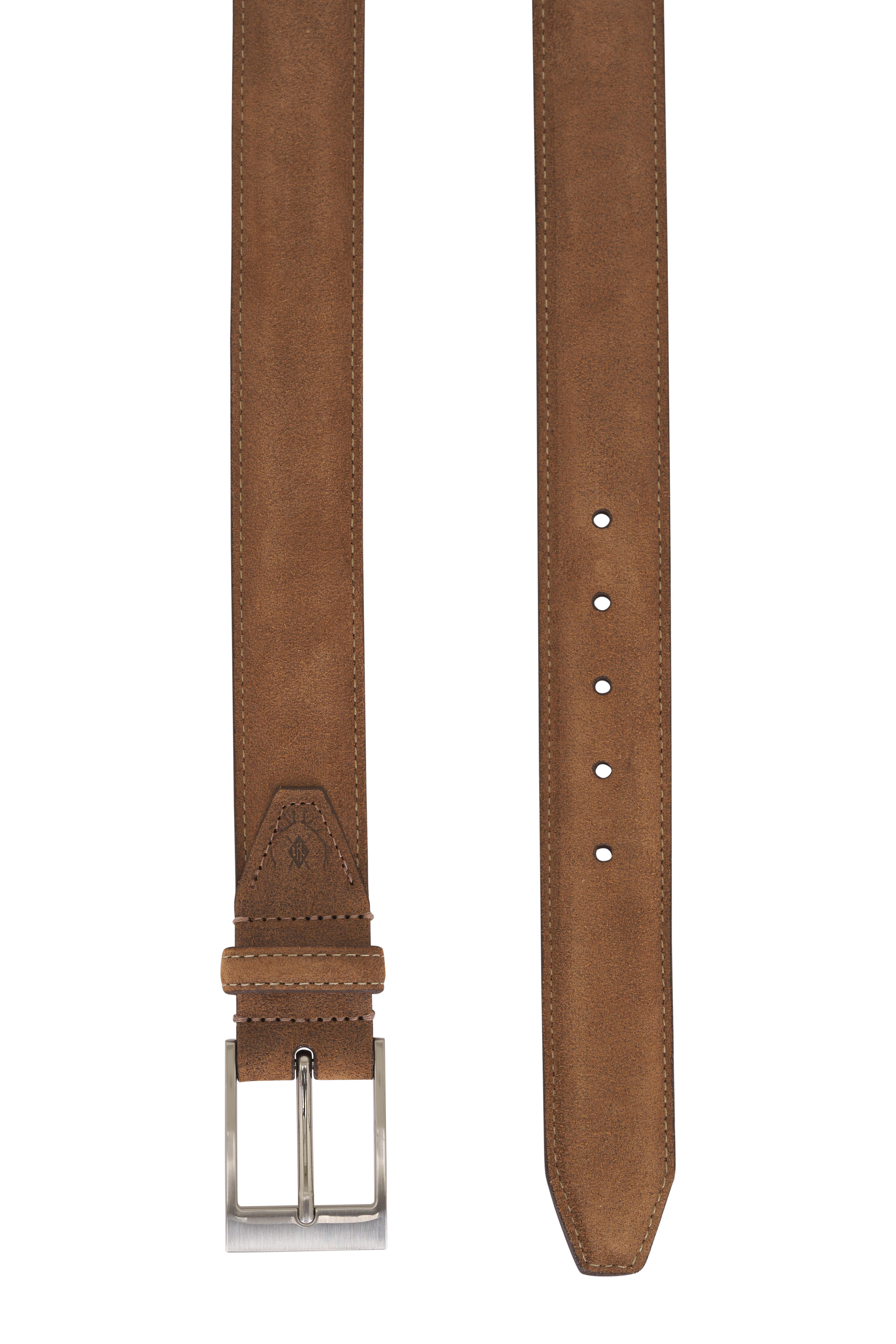 Martin Dingman - French Roast Suede Belt