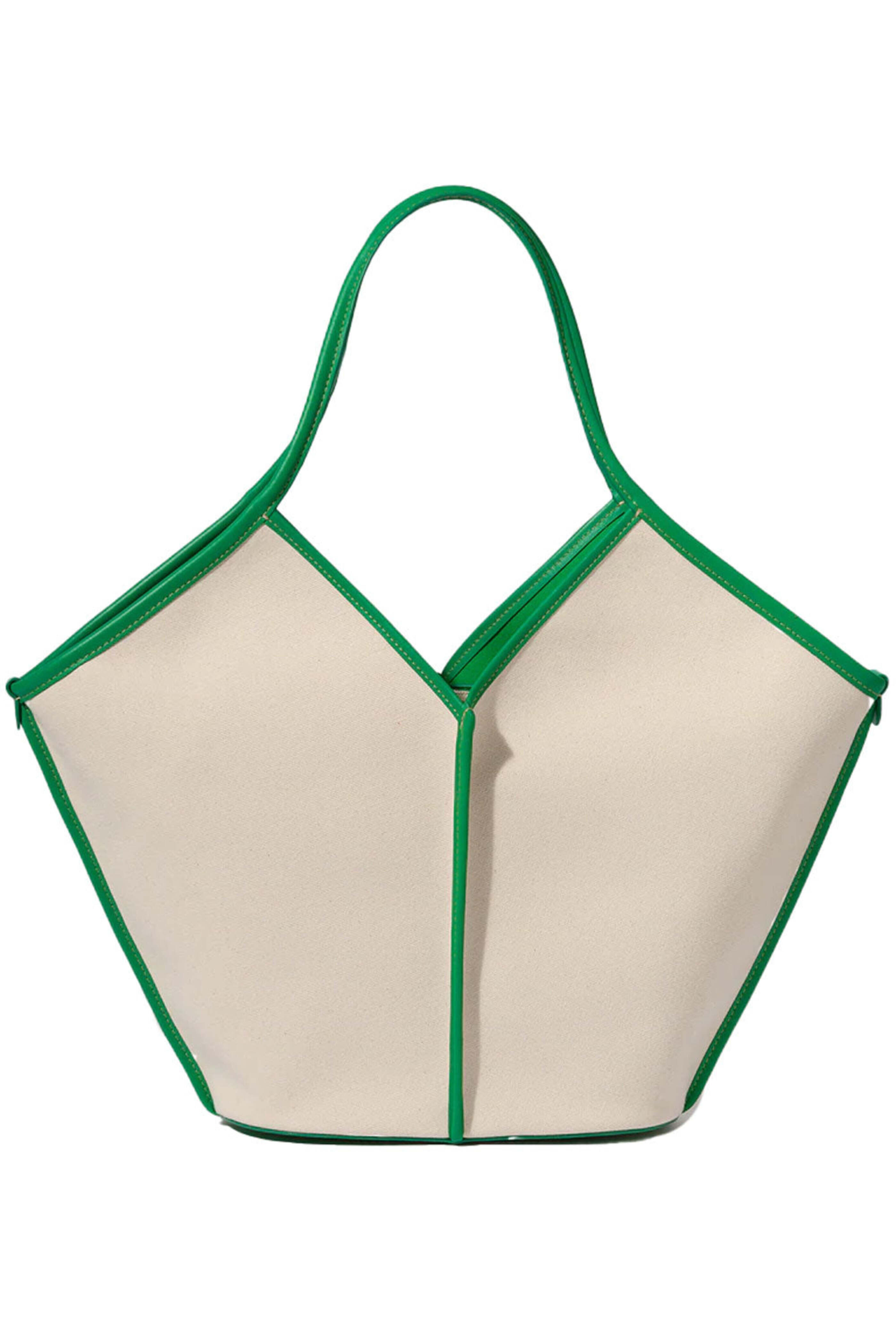 Hereu - Calella Tote in Beige and Green