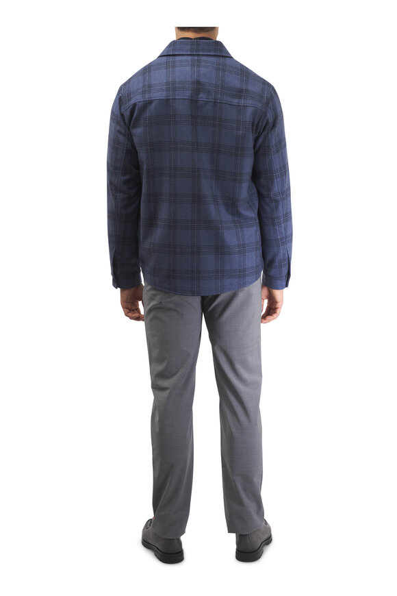 Maurizio Baldassari Light Gray Wool Five Pocket Pant - view 4