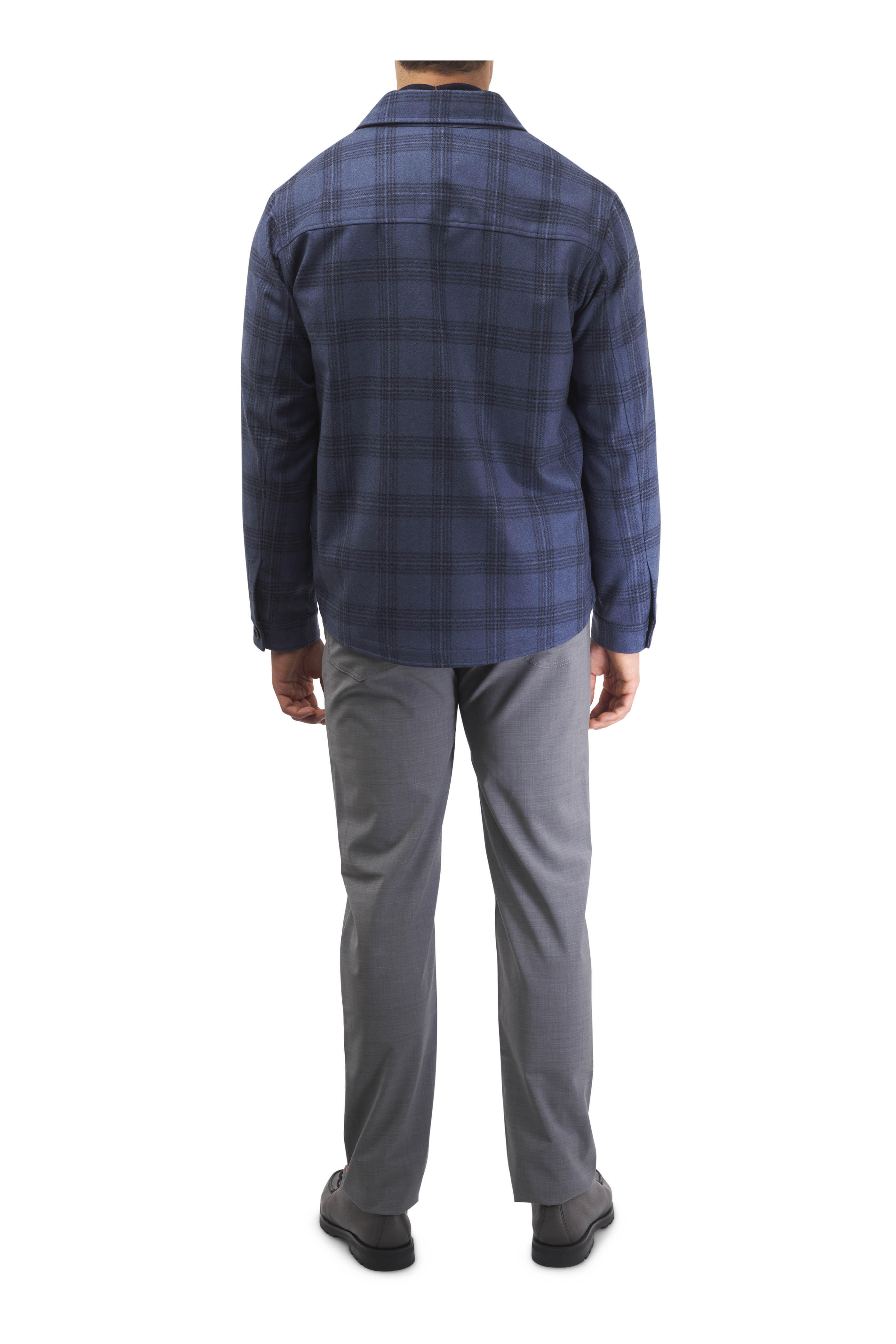 Maurizio Baldassari - Light Gray Wool Five Pocket Pant