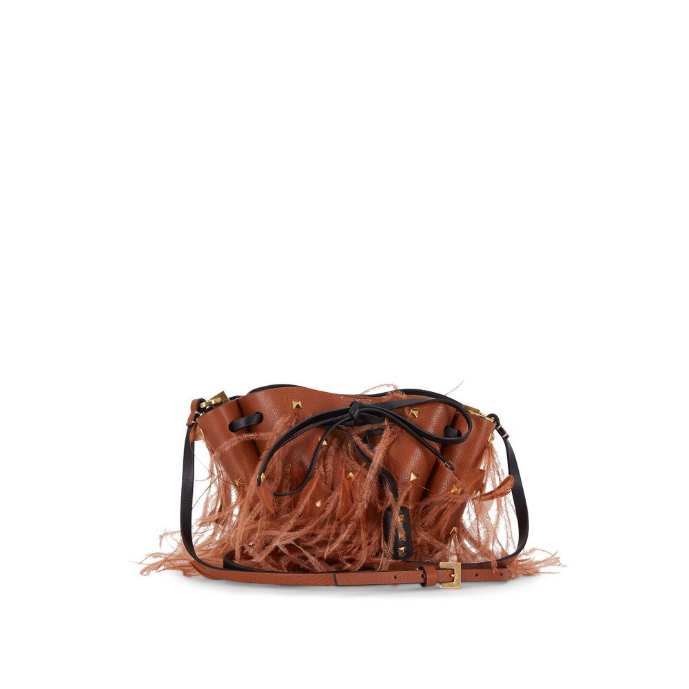 バッグ Valentino Leather Feather Satchel Bag uploading-1221482-jpg20190404-