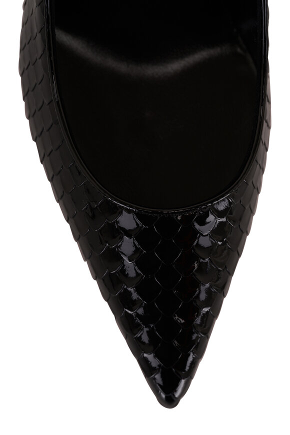Christian Louboutin - Kate Birdy Black Patent Leather Pump, 85mm 