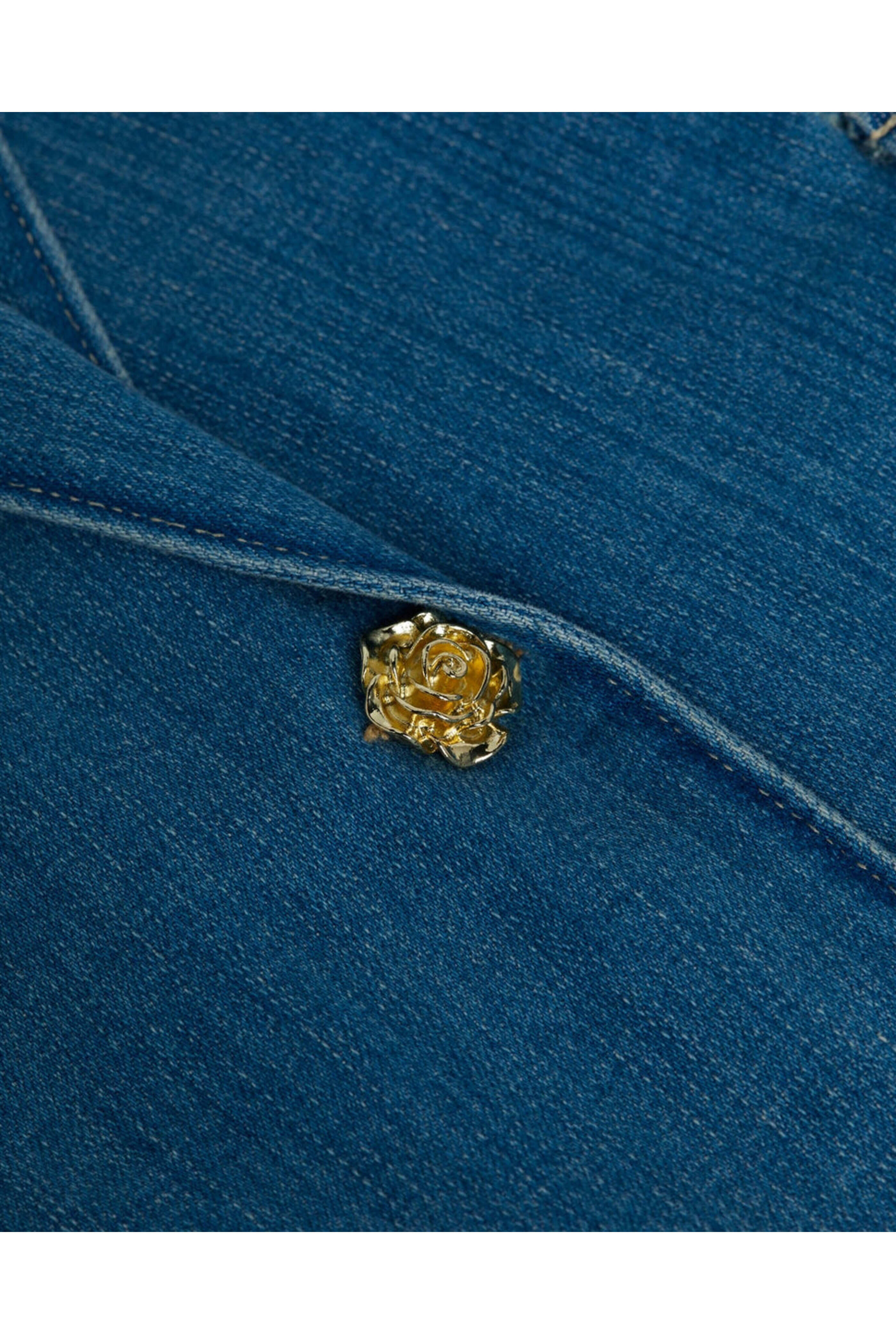 L'Agence - Baldwin Denim Blazer in Provo