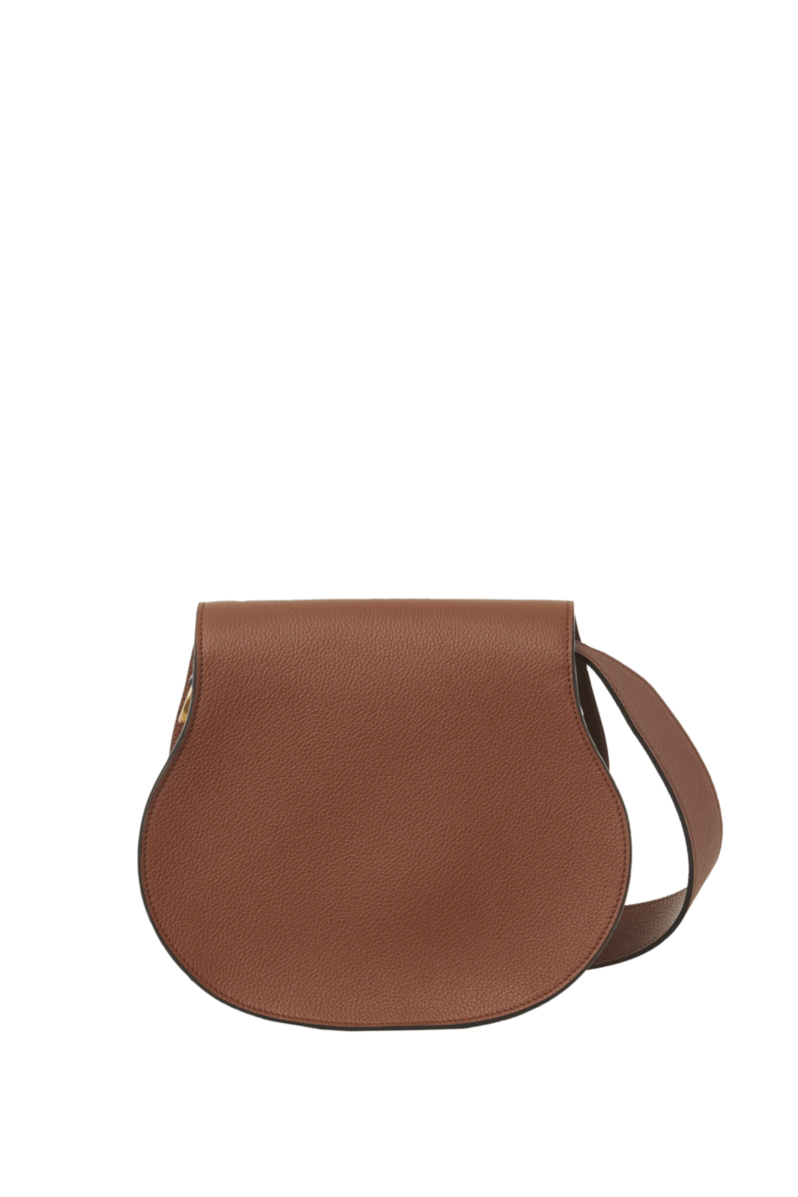 Chloé - Marcie Tan Leather Saddle Bag