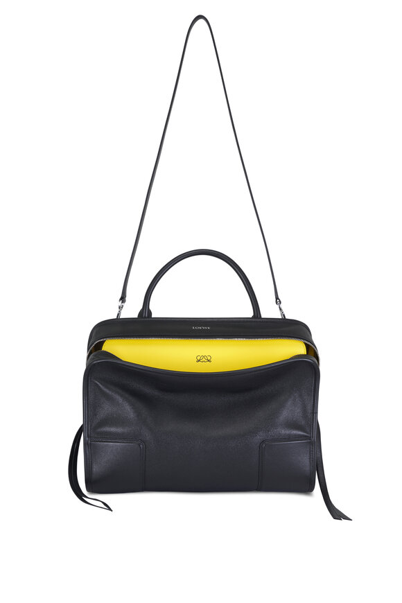 Loewe Large Amazona 180 Lazy Dog Leather Top Handle Bag - view 1
