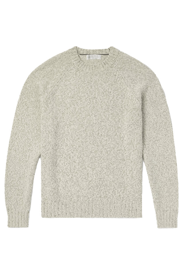 【送料&関税込】Brunello Cucinelli Cashmere Sweater Brunello Cucinelli Navy Blue Cashmere Sweater | Sendegaro US
