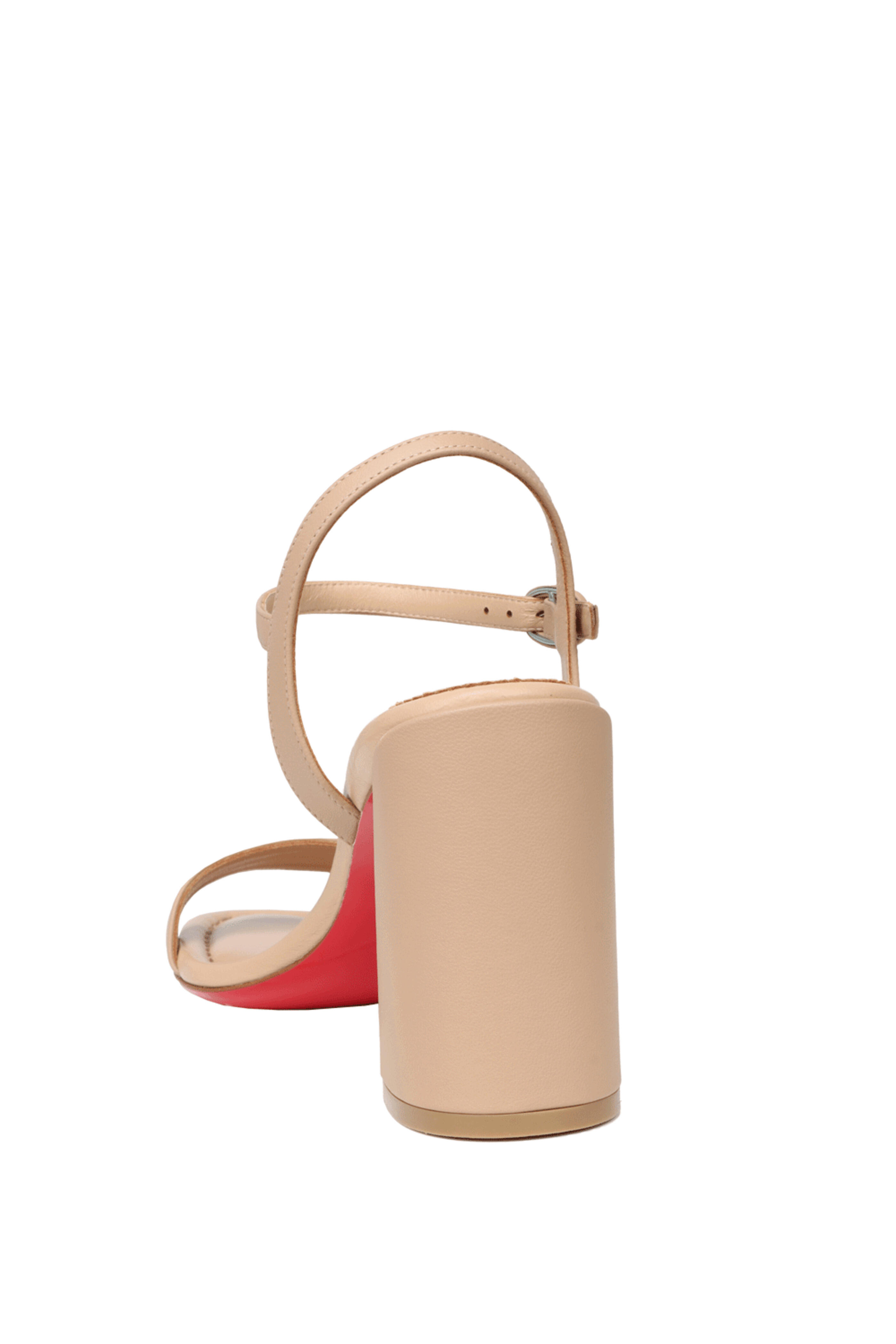 Christian Louboutin - Miss Jane Blush Leather Sandal, 85mm