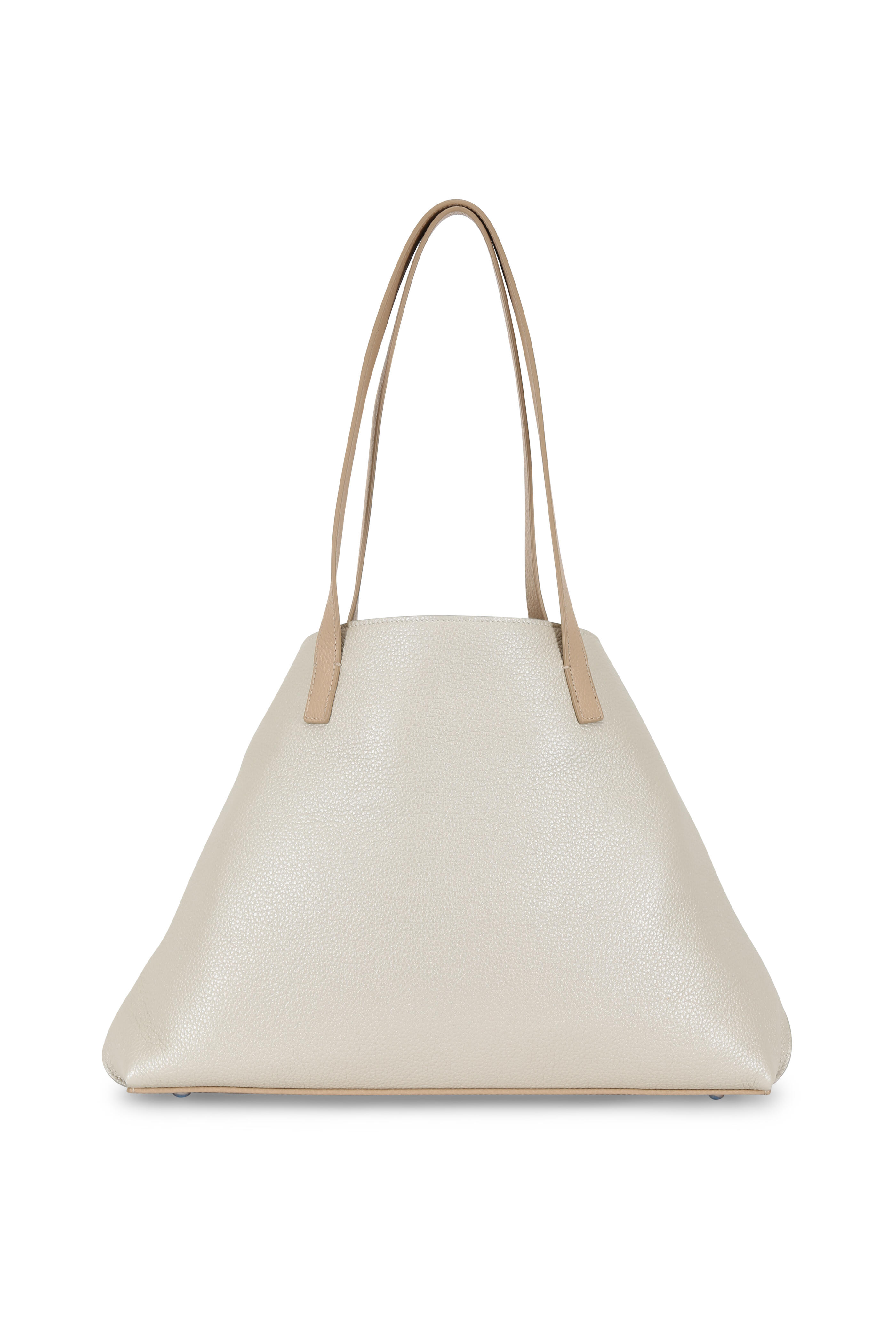 Akris - Ai White & Metallic Leather Small Shoulder Bag