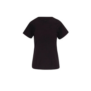 Tシャツ・カットソー TOTEME Woman T-Shirt Black 241WRT1459FB0094 001 Gathered cotton jersey T-shirt in black - Toteme | Mytheresa