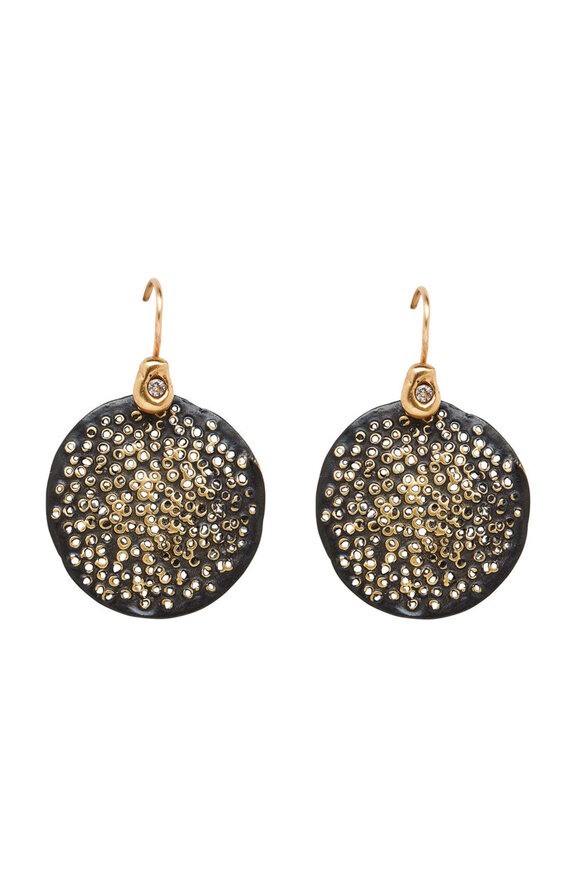 Julie Cohn Design Pollen Black Bronze Earrings