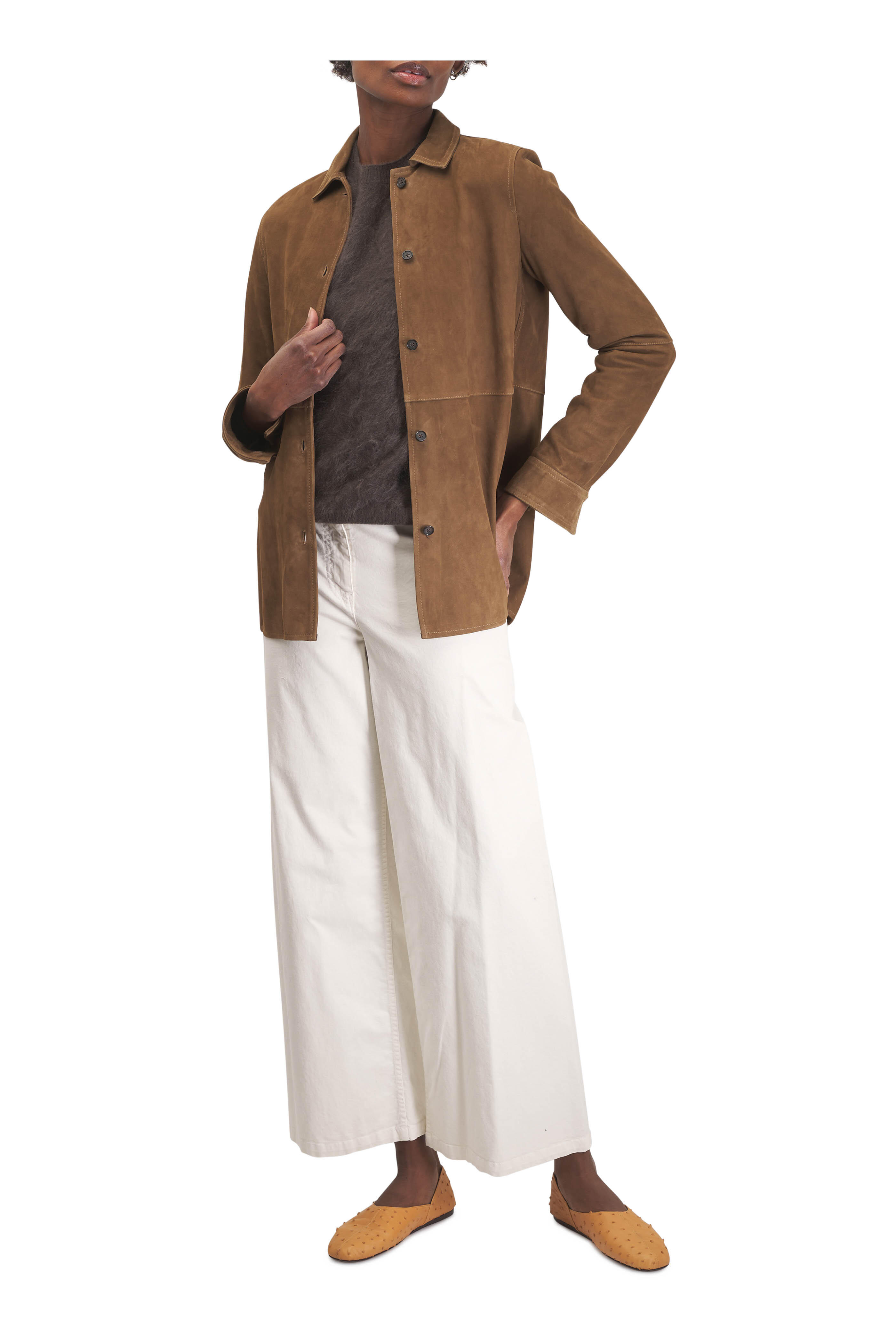 Khaite - Jane Chestnut Flat