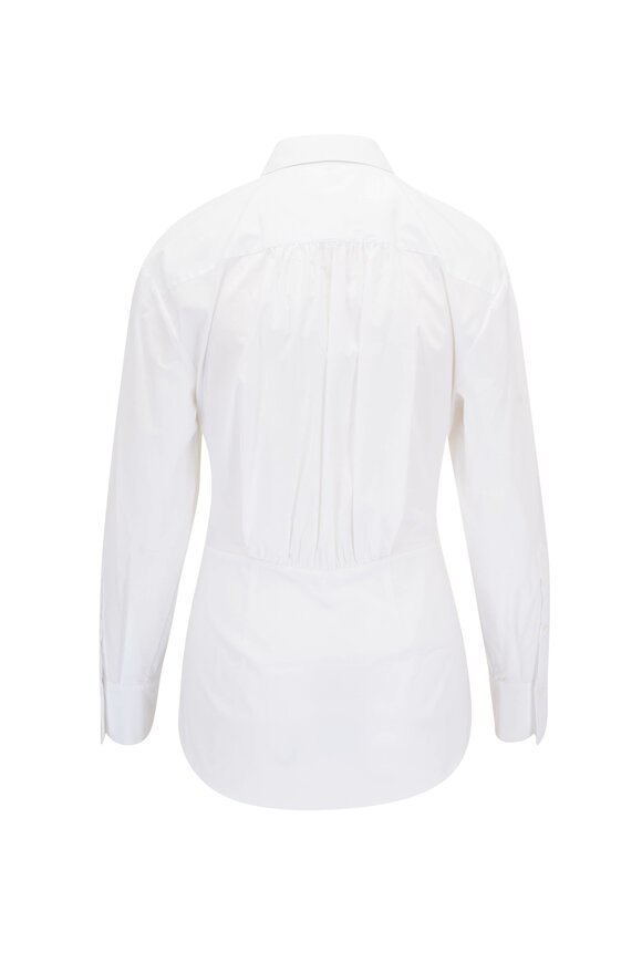 Dorothee Schumacher - Power White Cotton Poplin Blouse