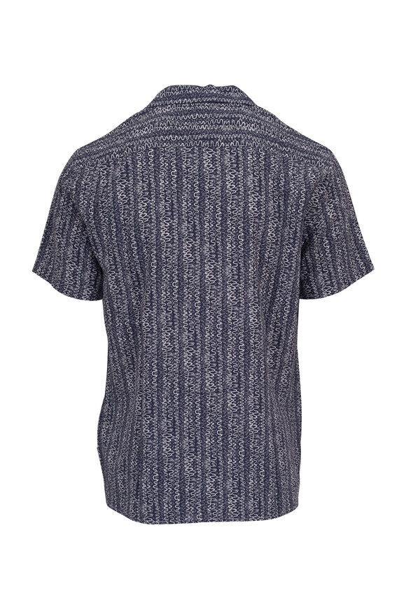 Orlebar Brown - Travis Midnight Navy Wavie Sport Shirt