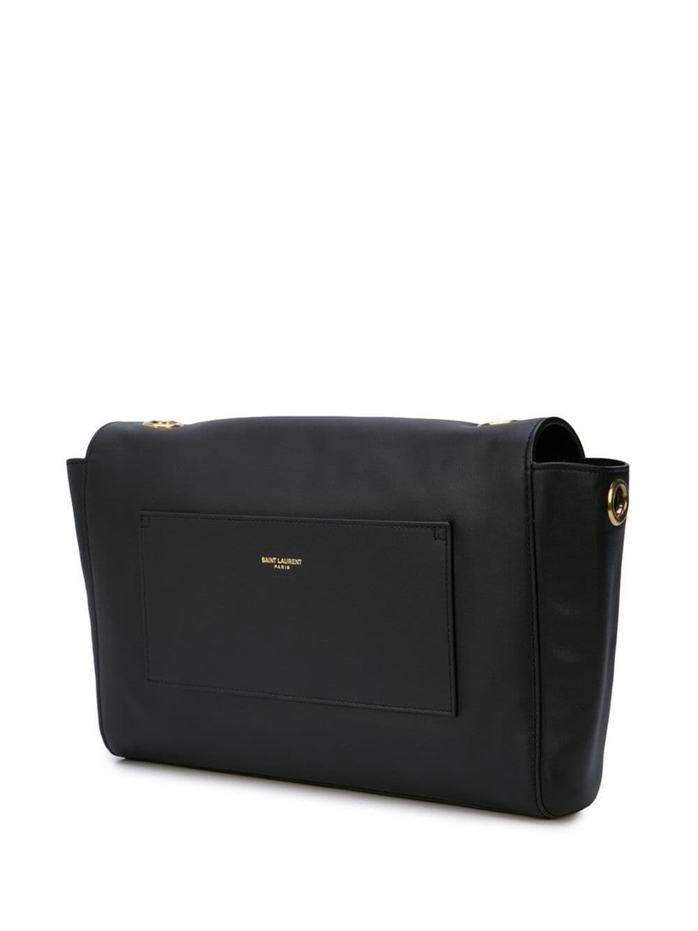Saint Laurent - Kate Black Suede To Leather Reversible Chain Bag