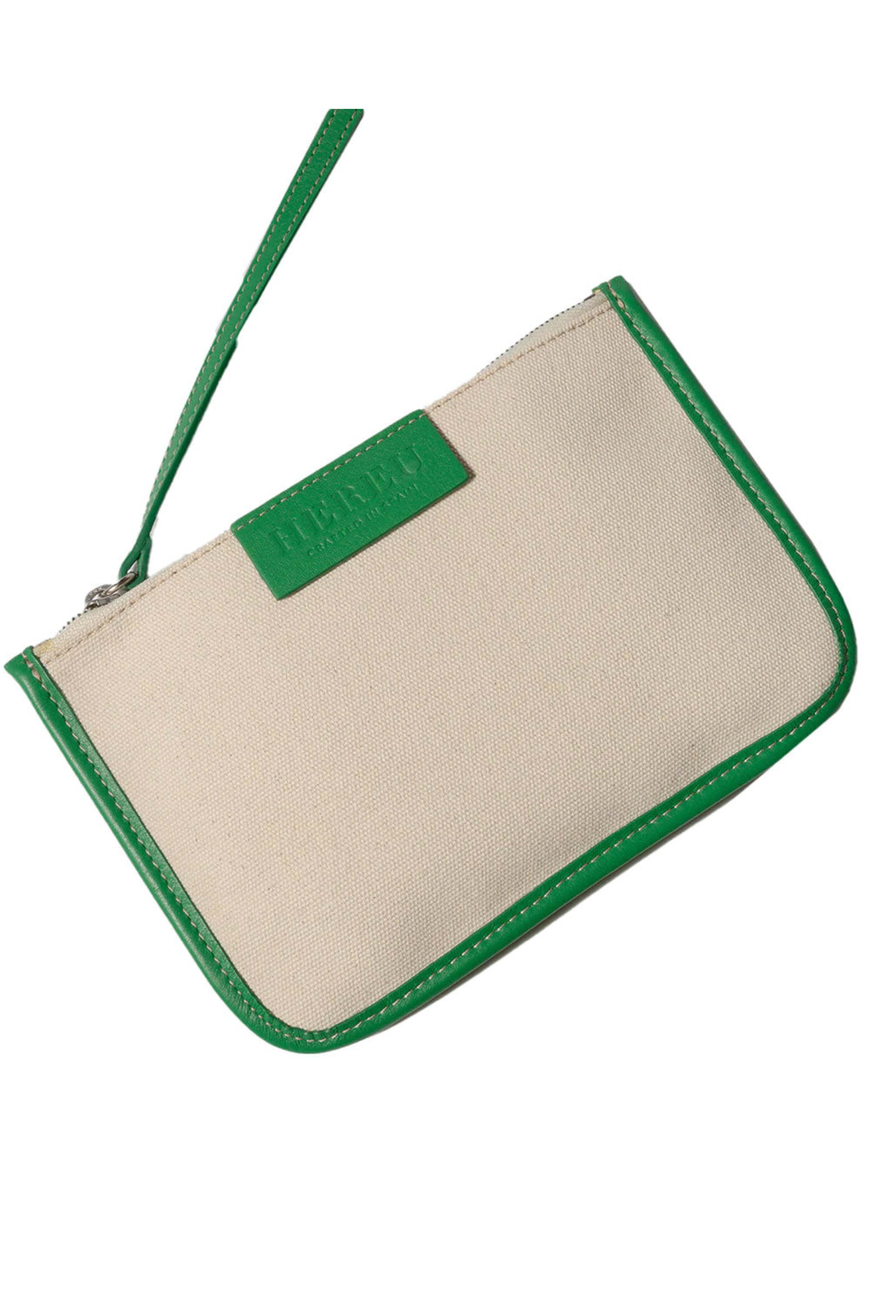 Hereu - Calella Tote in Beige and Green