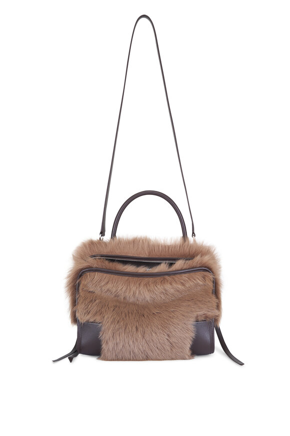 Loewe Medium Amazona 180 Brown & Chestnut Top Handle Bag - view 1