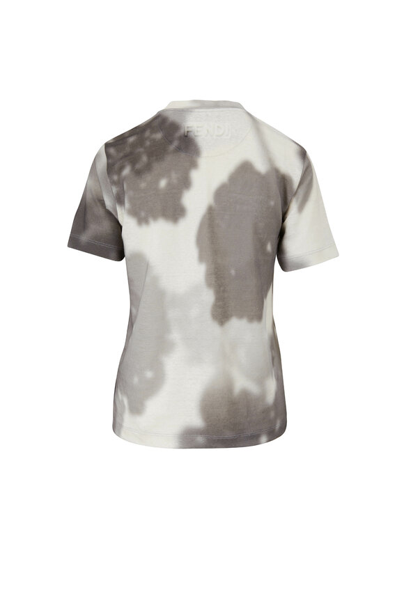 Fendi - Black & White Shadow Linen T-Shirt