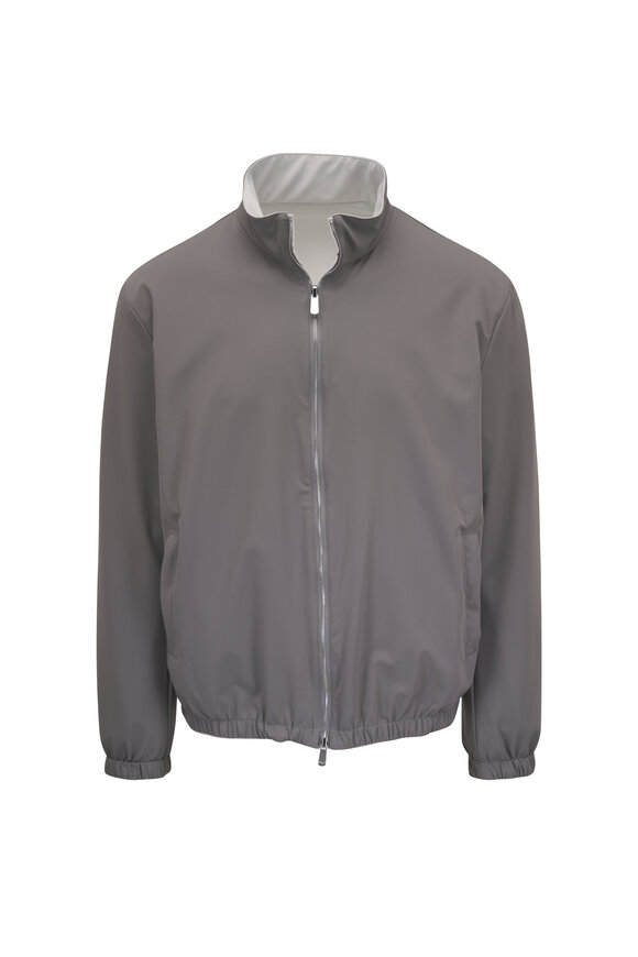 Marco Pescarolo Stone Reversible Tech Bomber Jacket