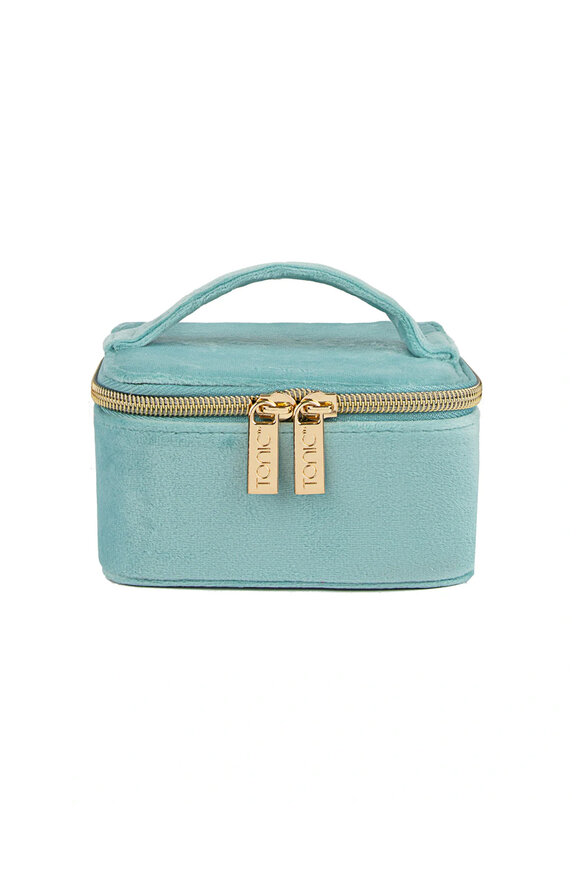 Tonic Luxe Seafoam Velvet Jewelry Cube