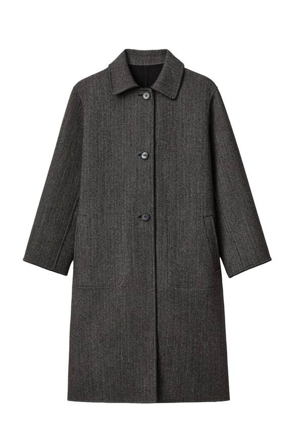 Lafayette 148 New York Wool & Cashmere Reversible Overcoat - view 2