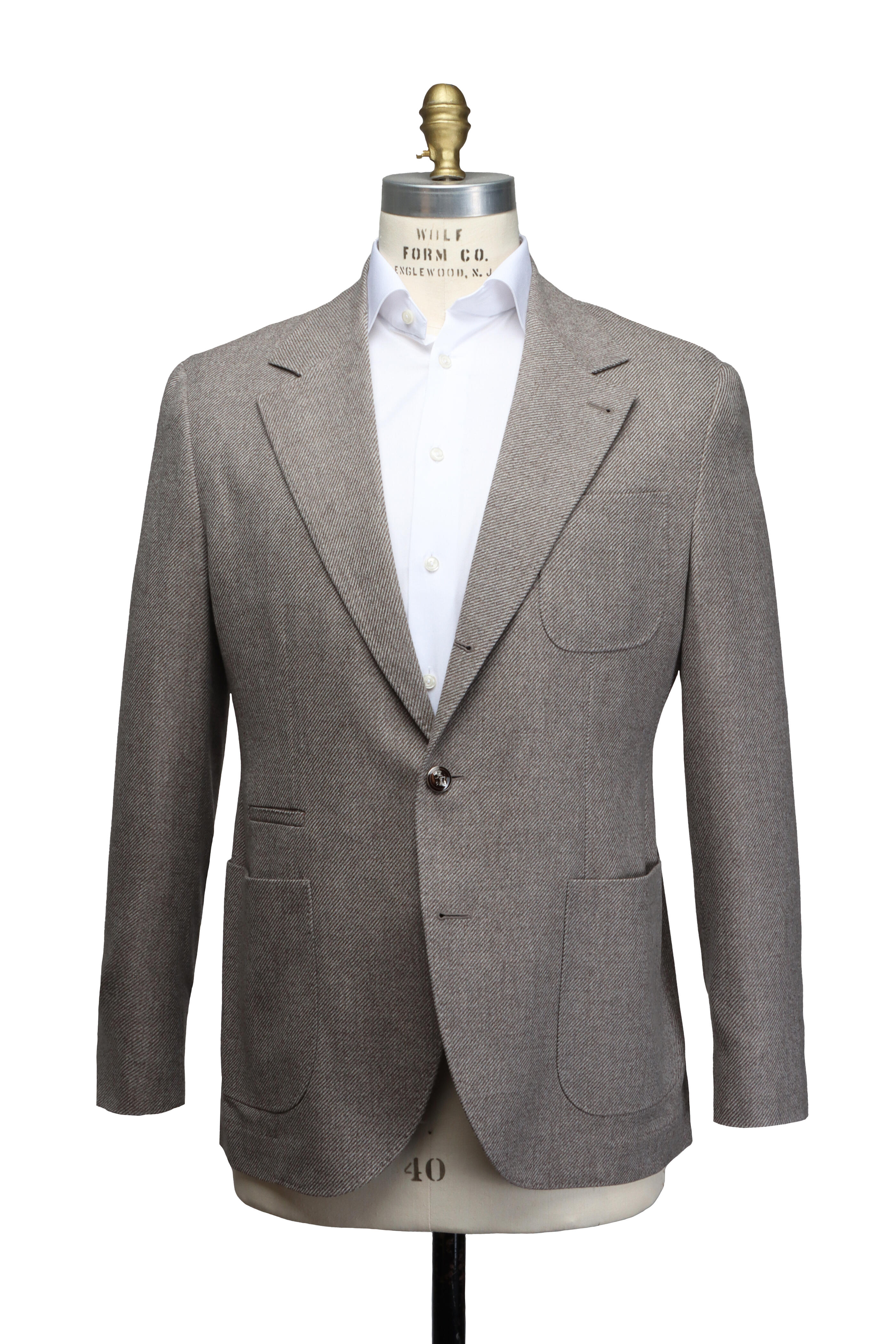 Brunello Cucinelli - Beige Wool Sportcoat