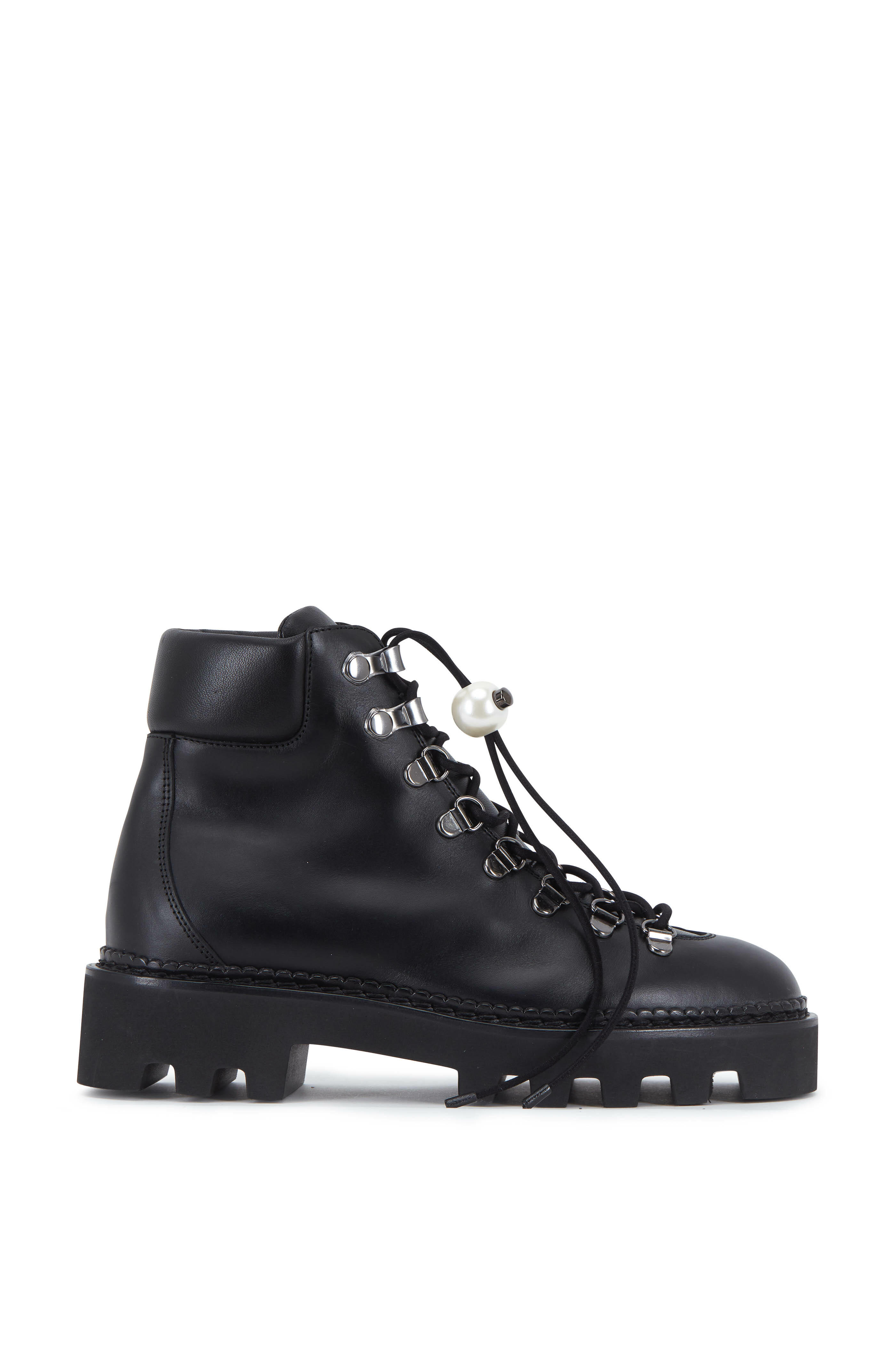 【関税込み】Nicholas Kirkwood タン Casati ライディングブーツ Nicholas Kirkwood Black Casati Pearl Combat Boots Nicholas