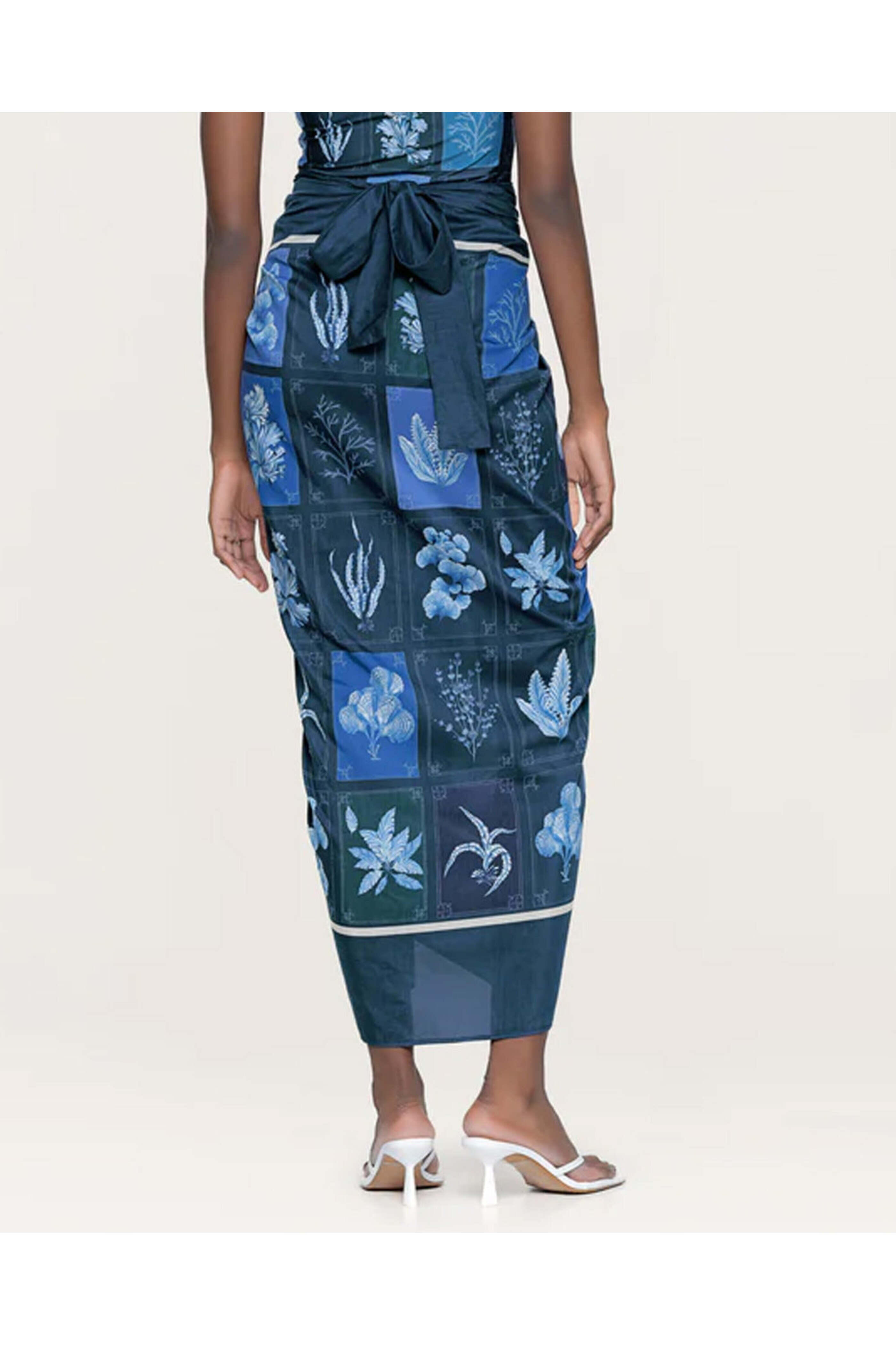 Agua By Agua Bendita - Multcolor Lavanda Algae Pareo