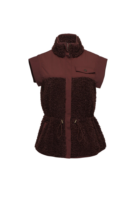 Ulla Johnson Tariet Onyx Teddy Fleece Vest