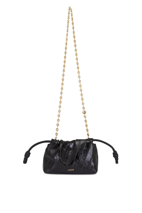 Loewe Mini Flamenco Black Chain Bag