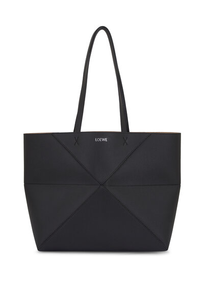 Loewe - Large Puzzle Patent Embossed Leather Tote