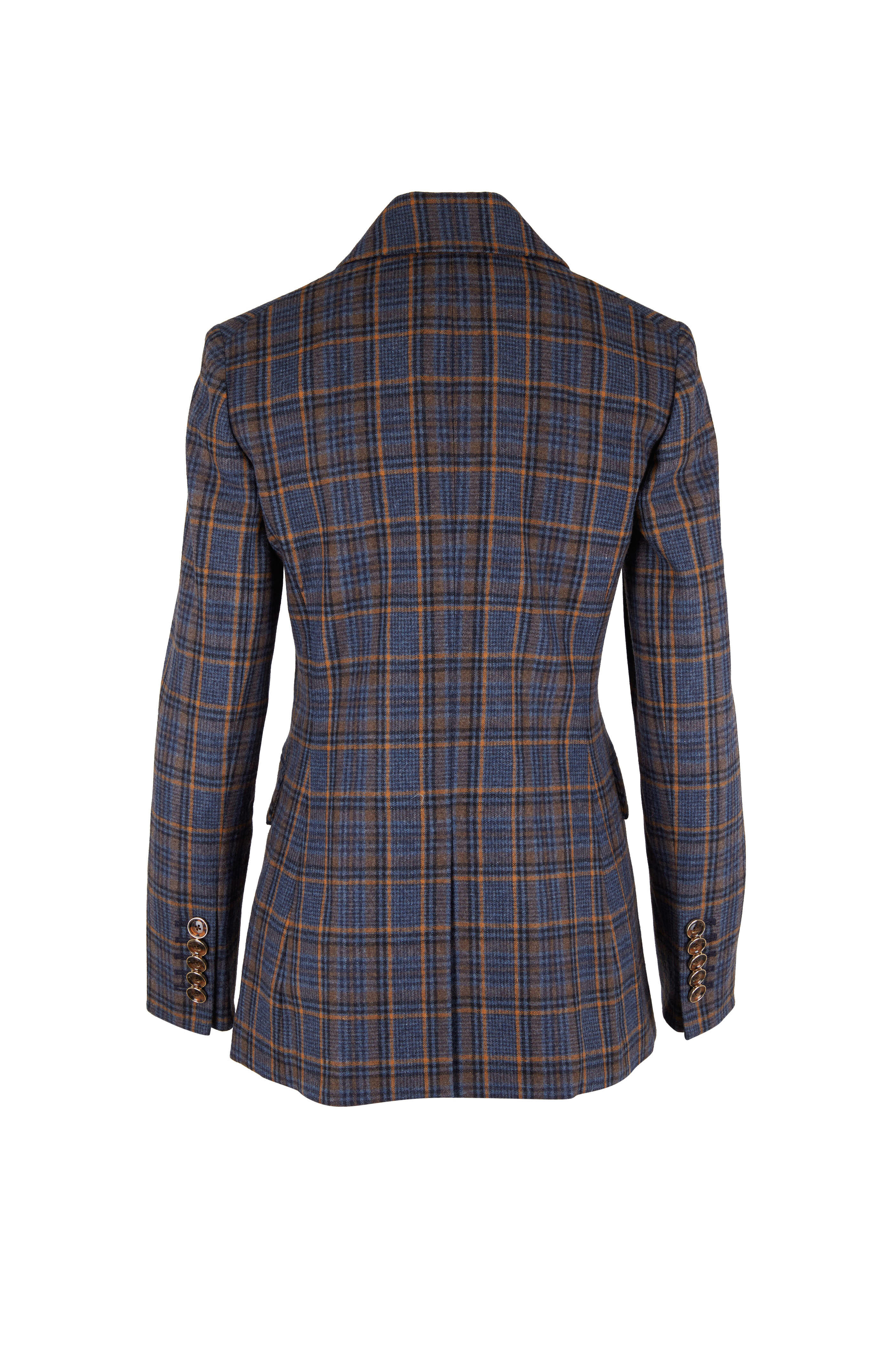 Veronica Beard - Ellette Navy Double-Breasted Dickey Jacket