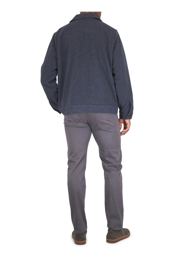 Vince Purple Plaid Sport Shirt - view 3