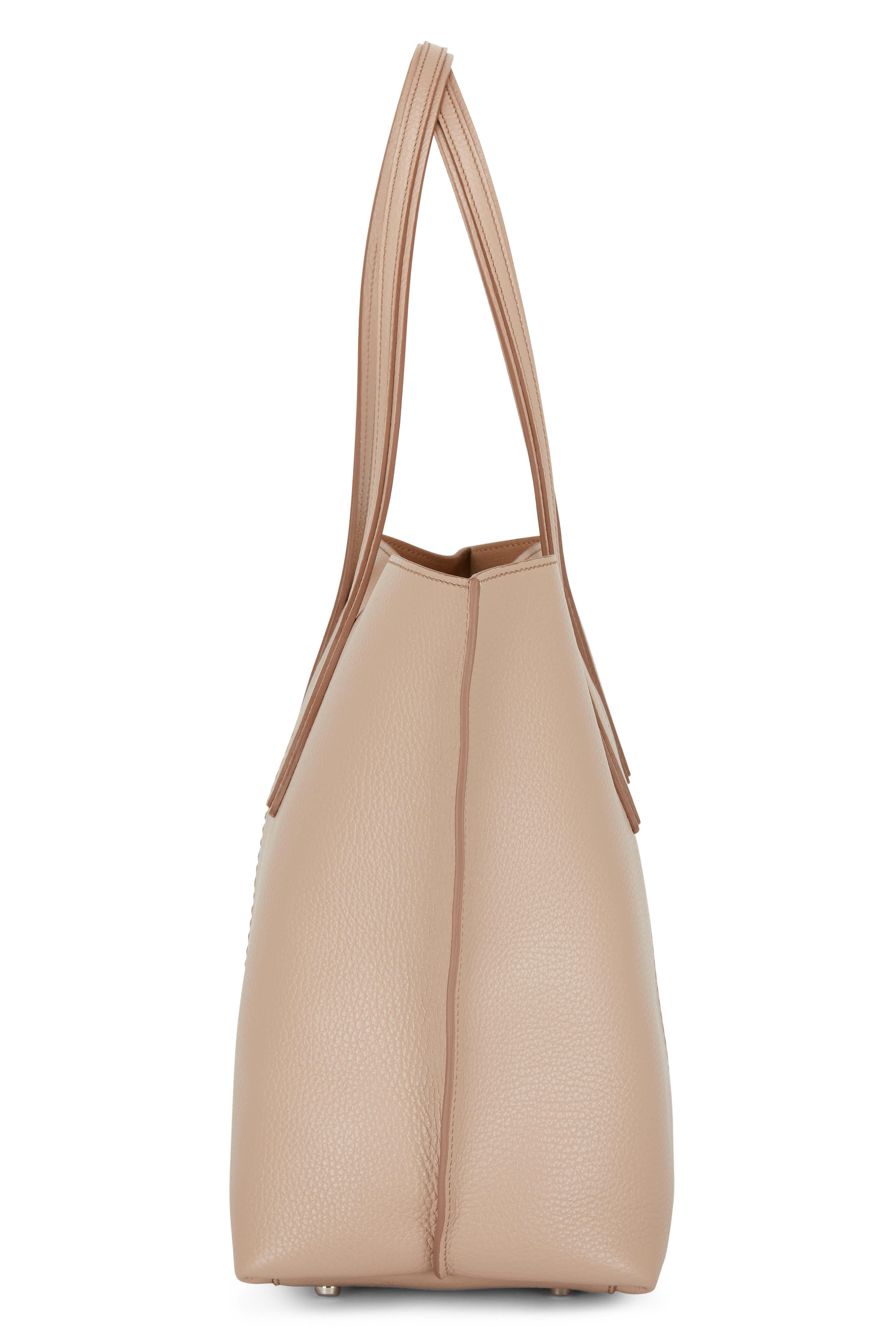 Tod's - Joy Blush Pebbled Leather Medium Shoulder Bag