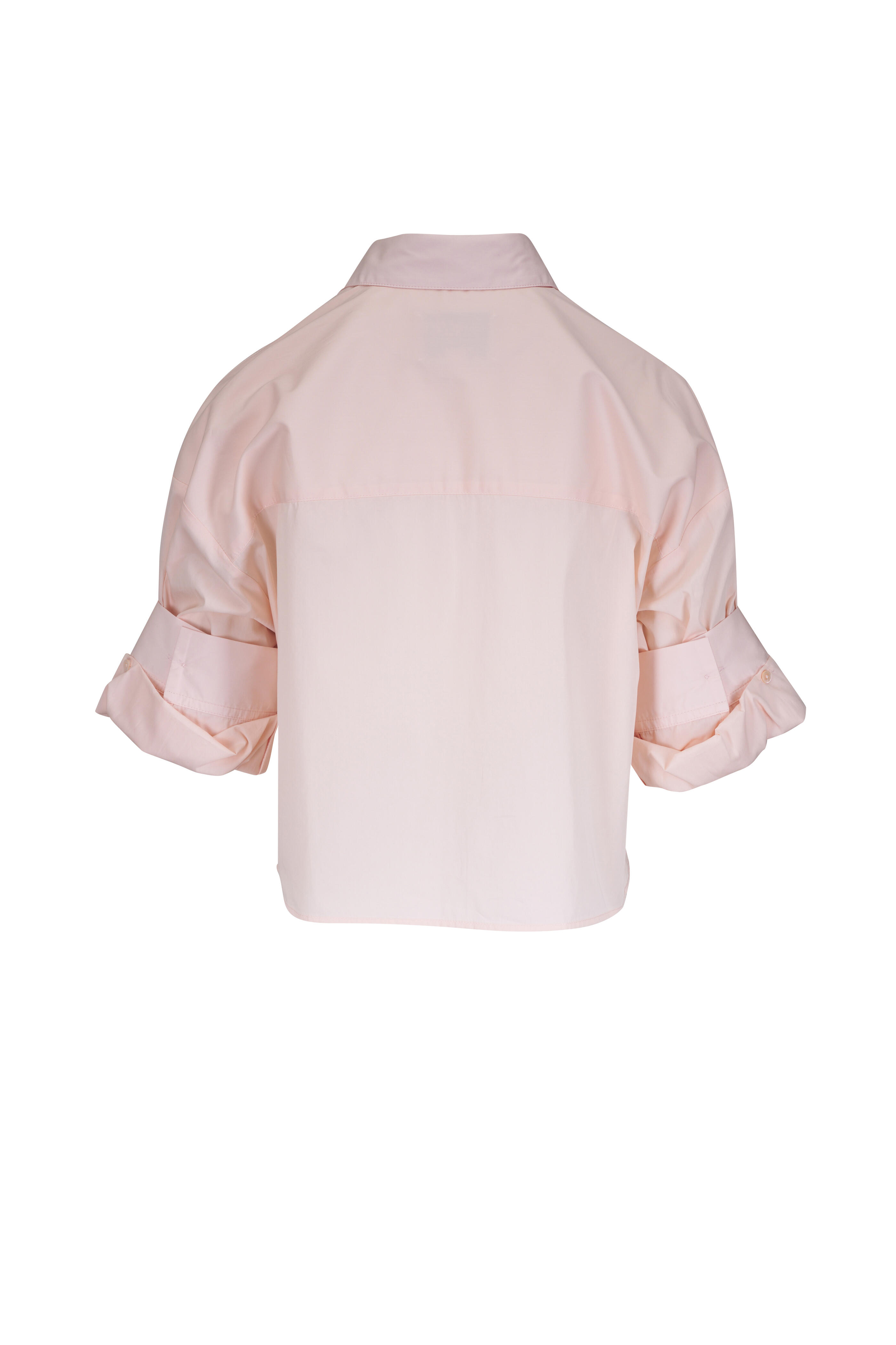TWP - Next Ex Peach Cotton Button Up Blouse