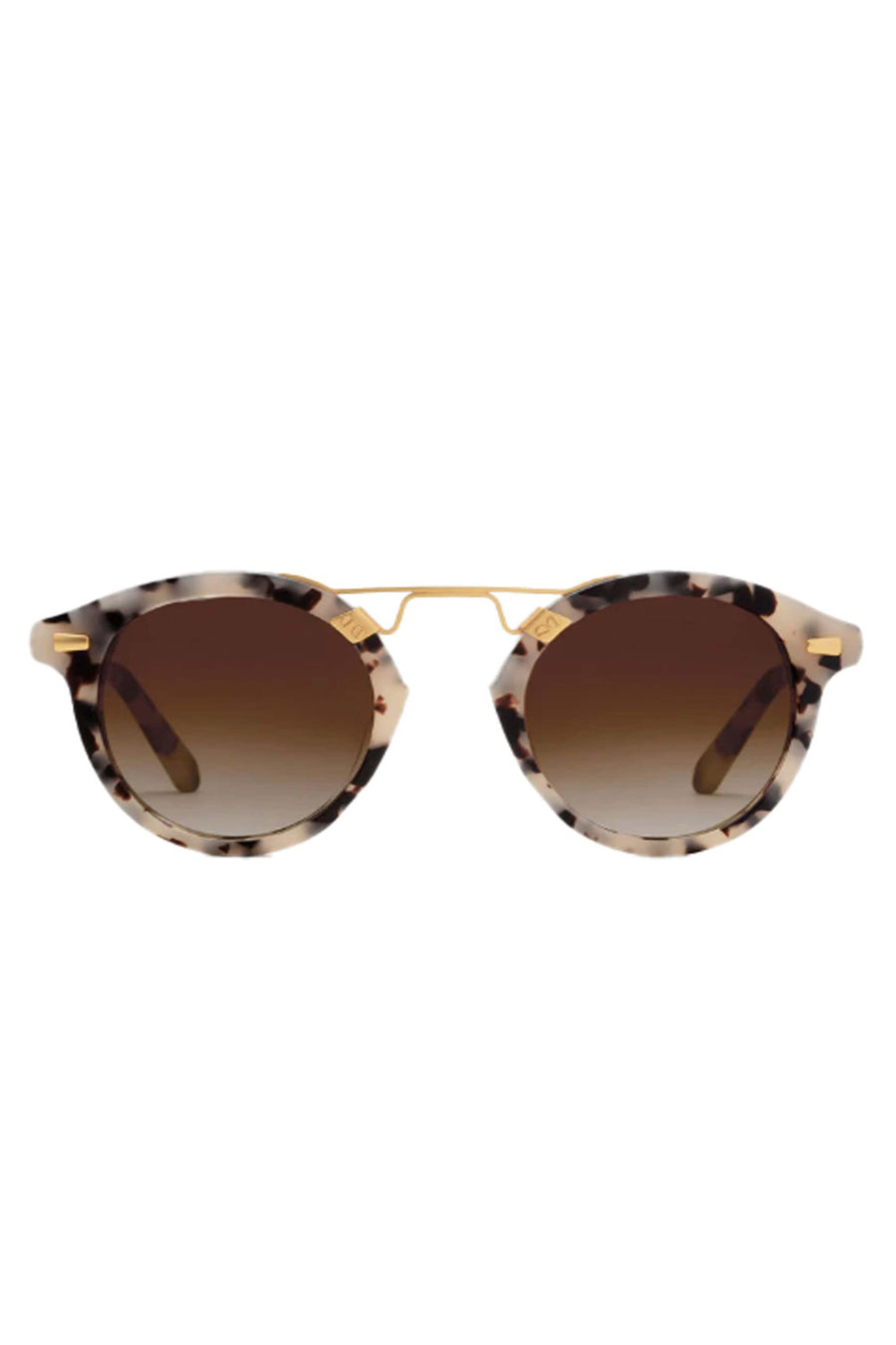 Krewe - St. Louis II Sunglasses in Matte Oyster 24K