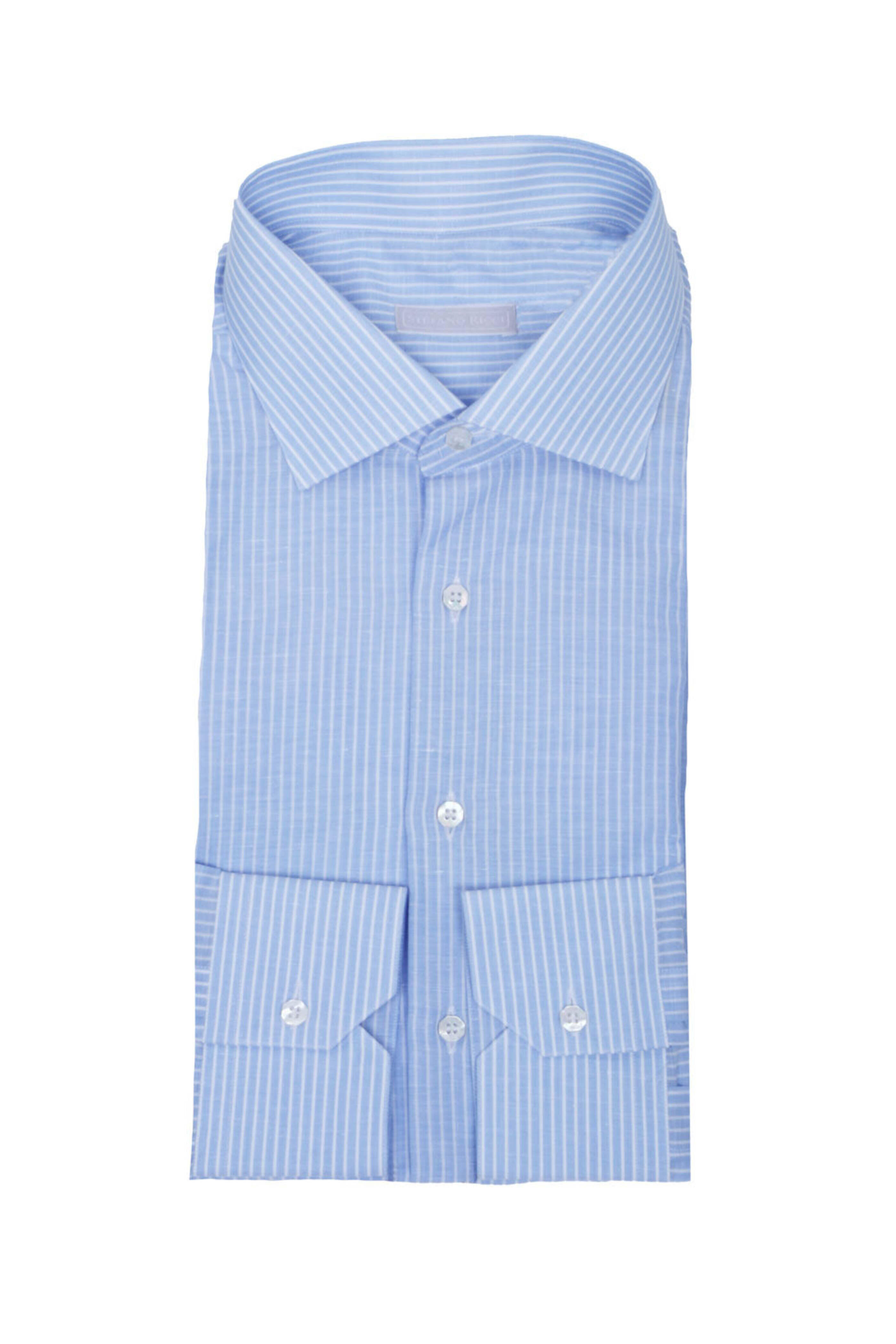 Stefano Ricci - Blue Striped Dress Shirt