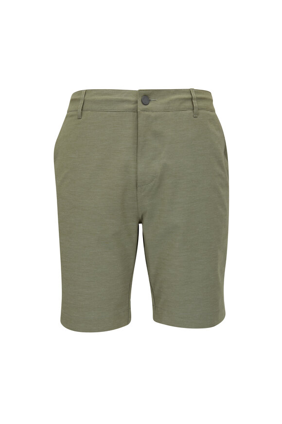 Faherty Brand All Day™ Olive Green Belt Loop Shorts