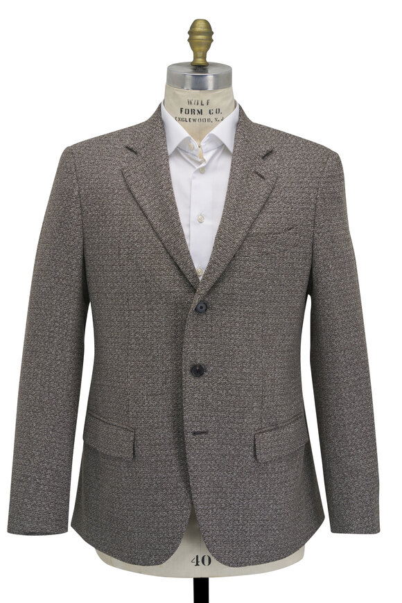 Loro Piana Torino Pecora Dark Brown Wool Sportcoat - view 2