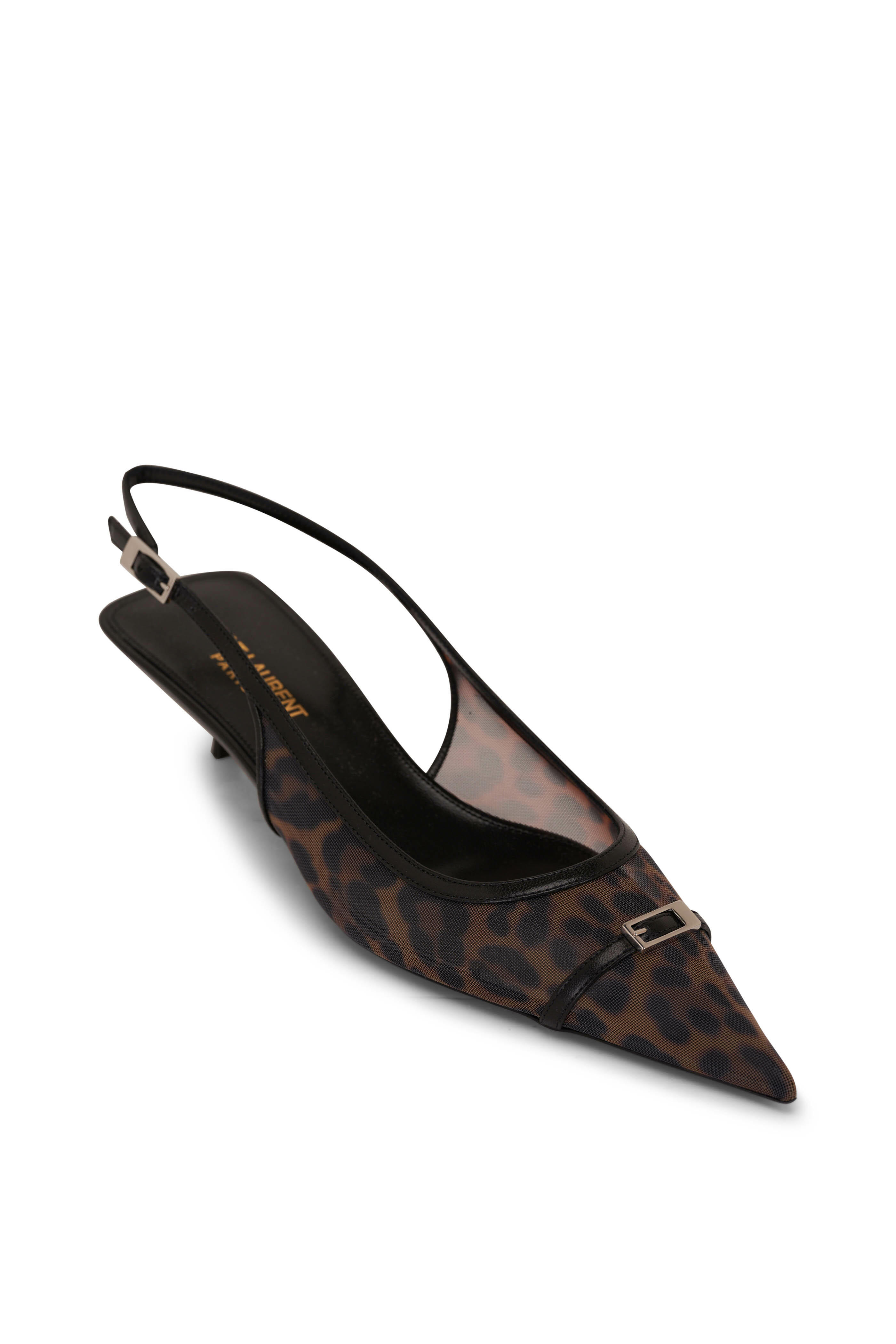 Cheetah slingback shoes online