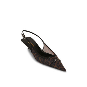 ticatica専用SAINT LAURENT PARISブラック Saint Laurent - Tom Black Patent Leather Slingback Pump, 60mm