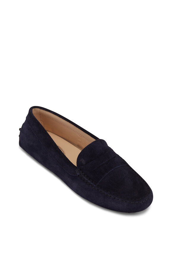 Tod's - Mocassino Blue Suede Penny Loafer