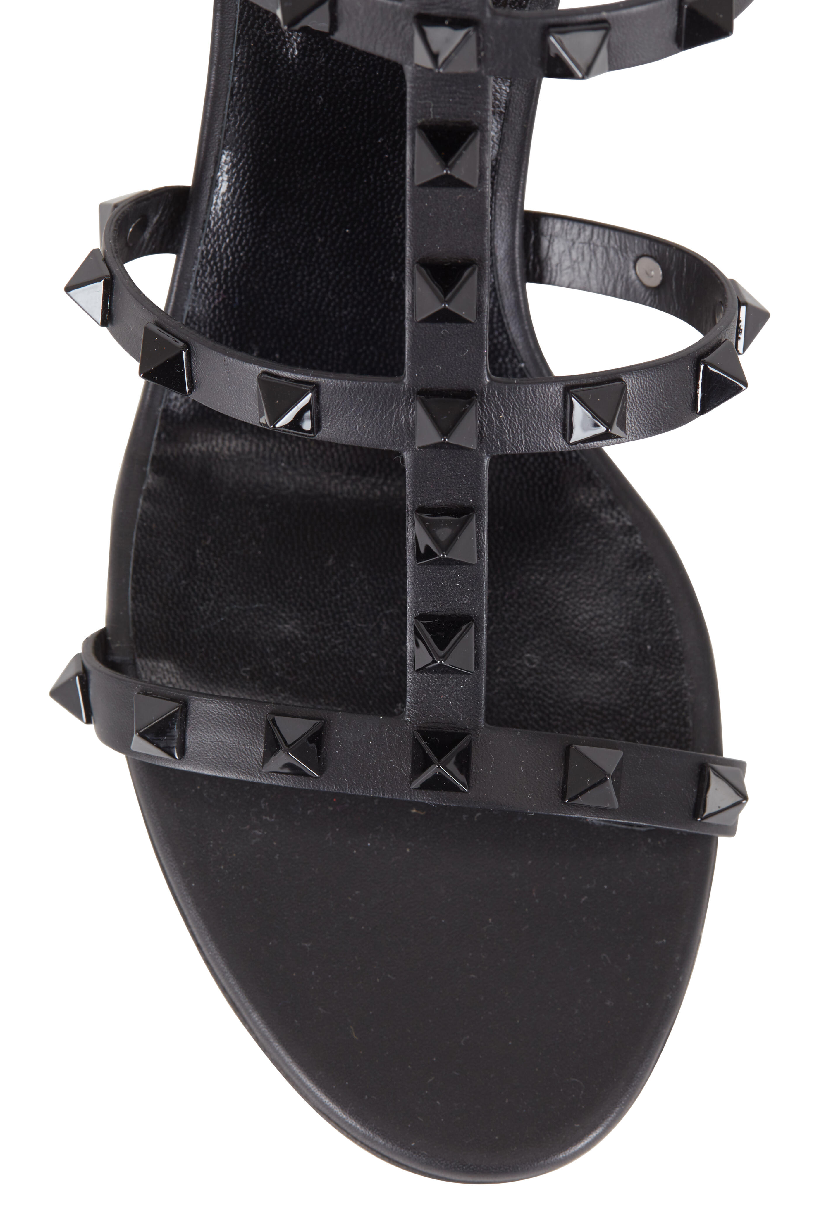 Rockstud 60 patent-leather sandals