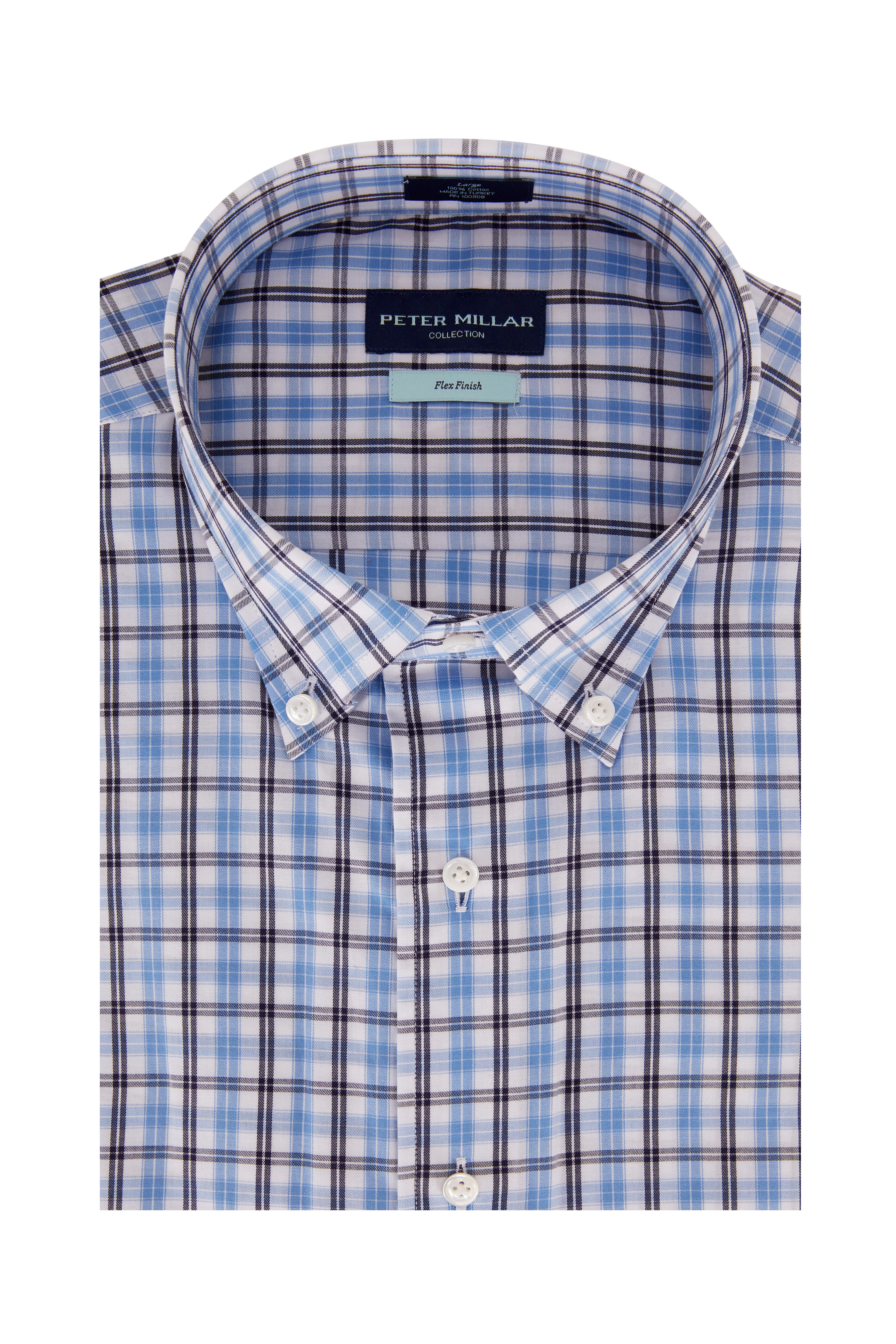 Peter Millar - Concord Blue Check Sport Shirt