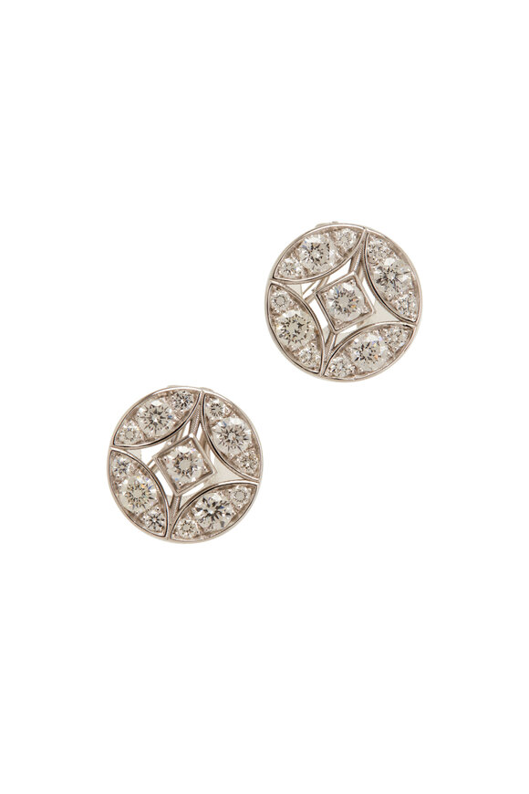 Mariani - Lucius Round Diamond Studs