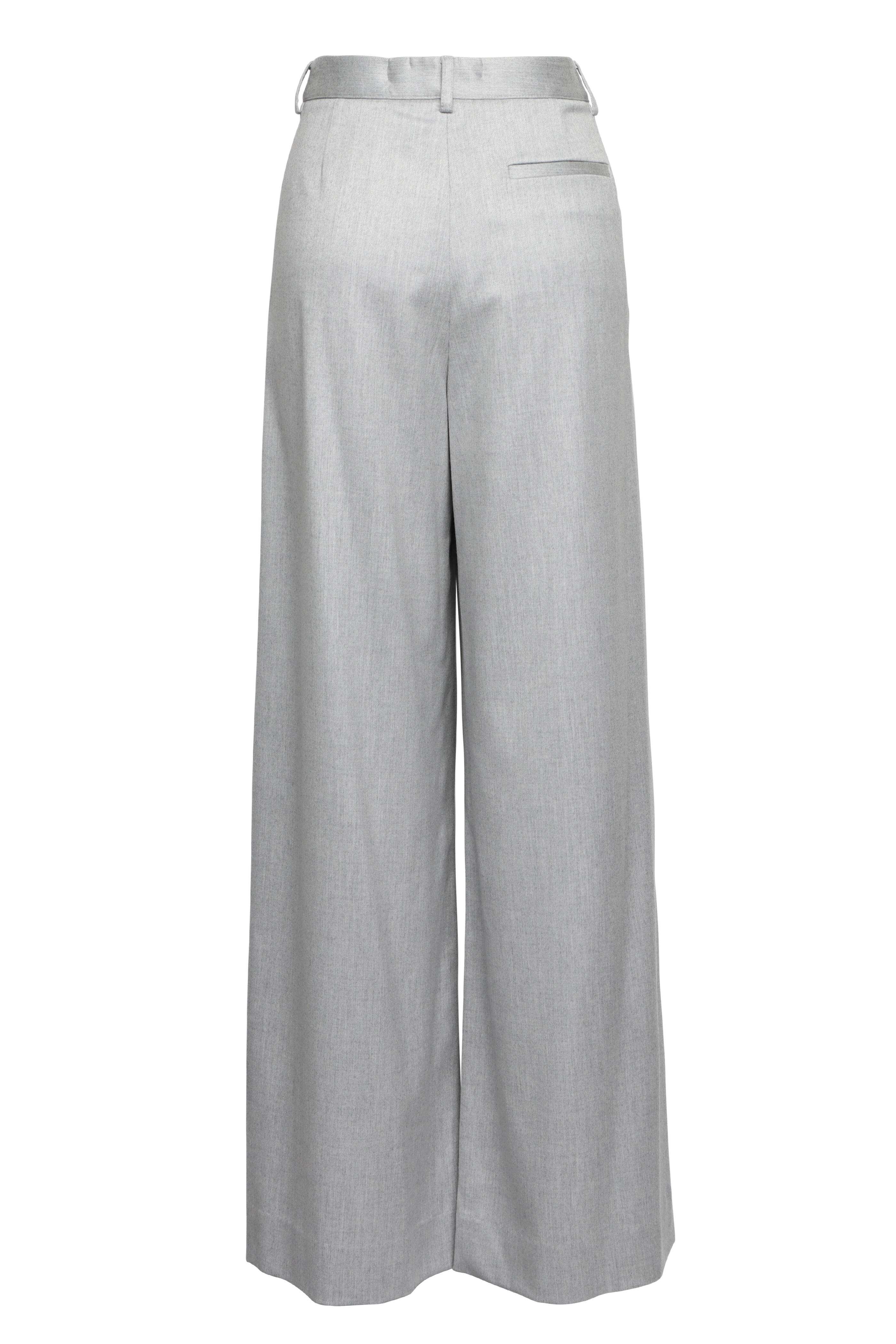 TWP - Avery Light Heather Grey Wide Leg Pant