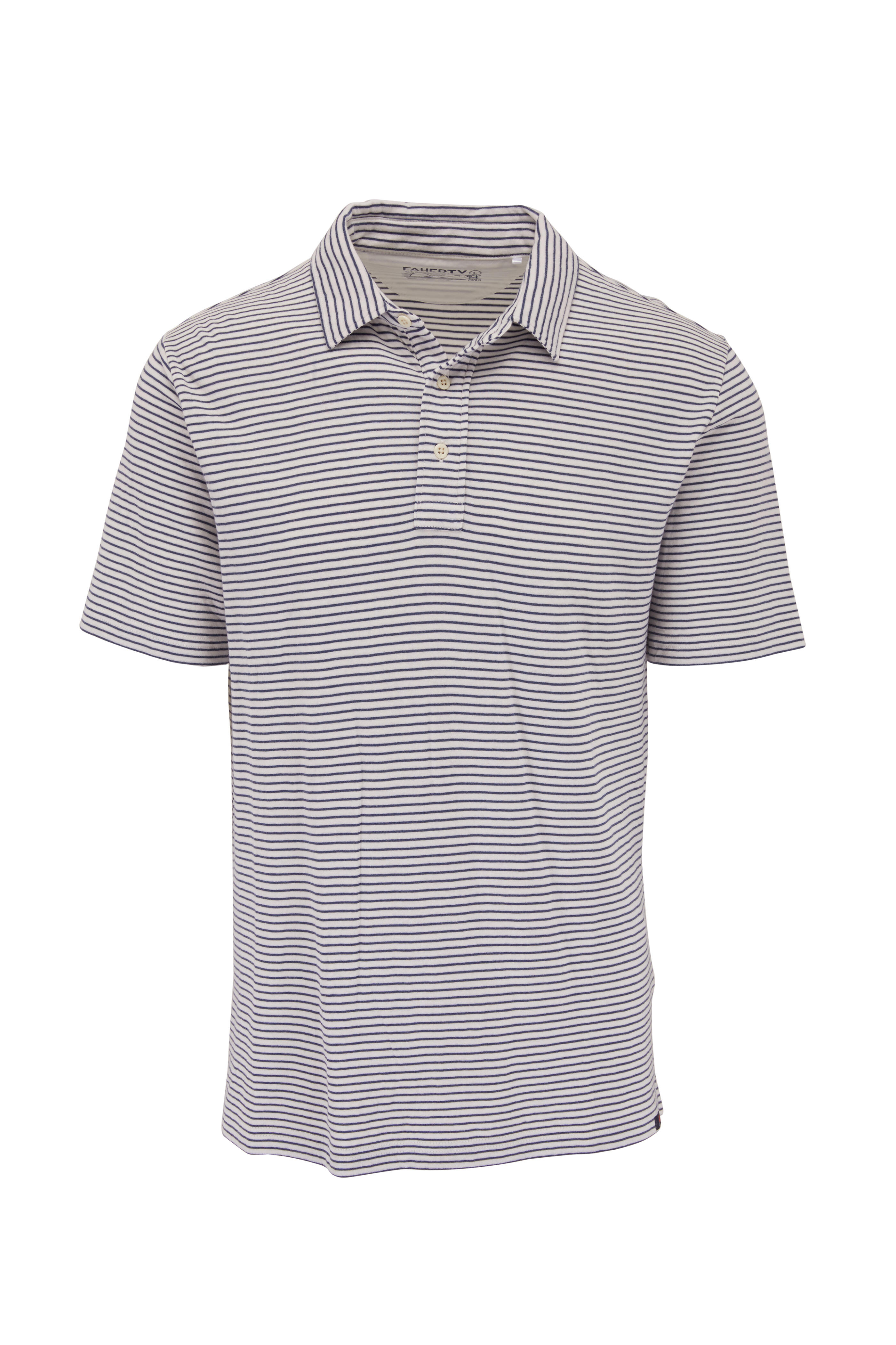 Faherty Brand - Cloud Cotton Stripe Polo