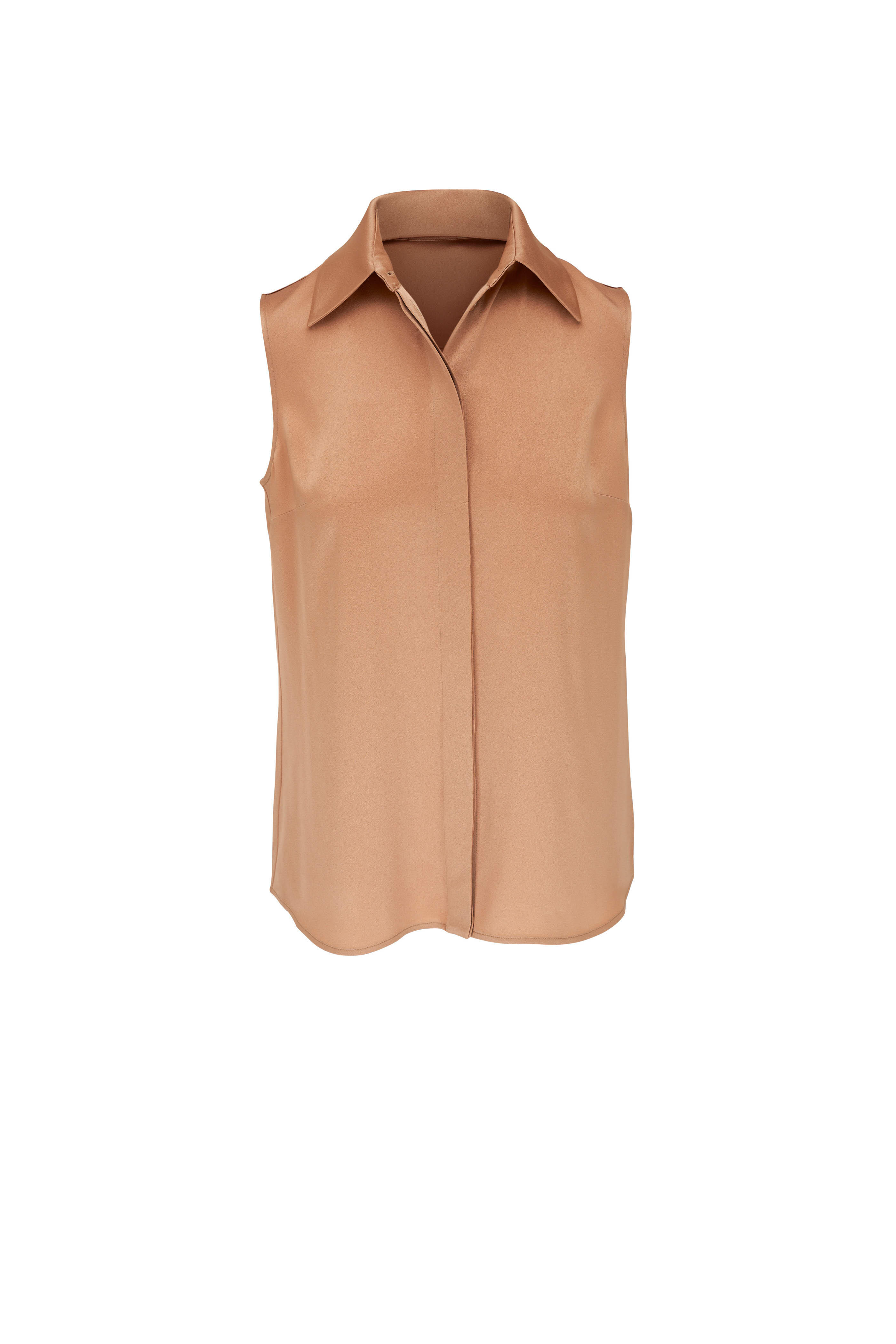 Michael kors best sale sleeveless blouse