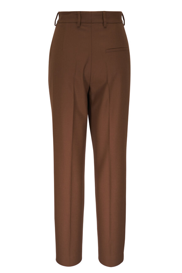 Akris - Flavin Vicuna Stretch Wool Flannel Pant 