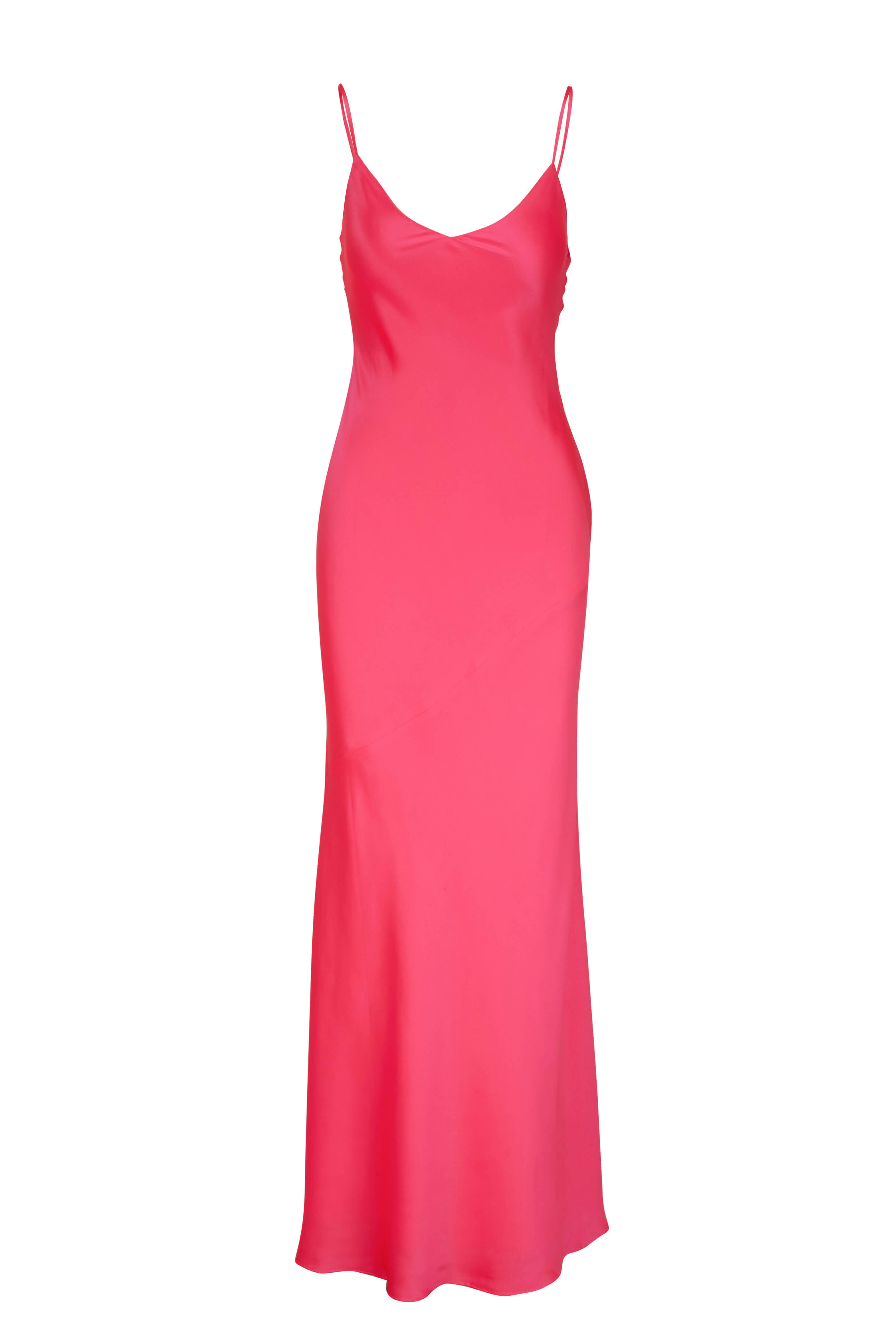 L'Agence - Serita Rose Silk Maxi Dress